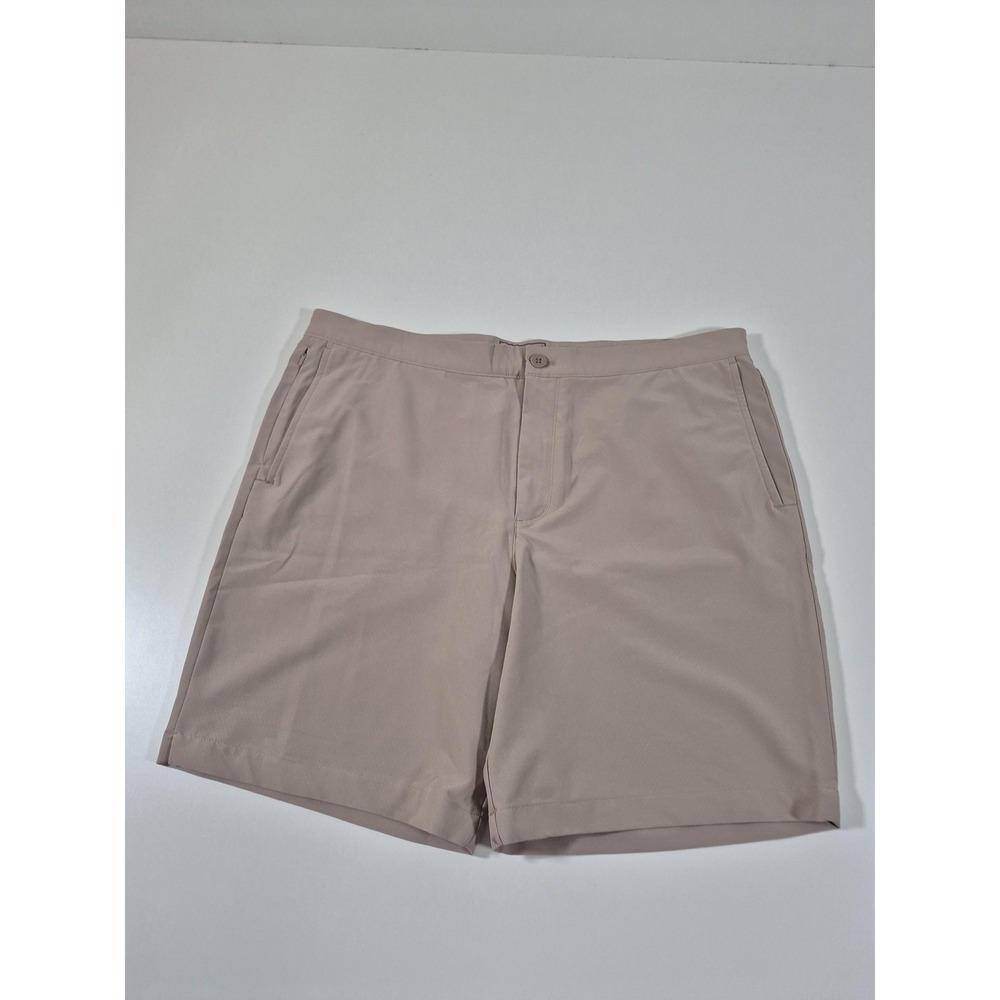 Vineyard Vines Swim Trunks Shorts Mens 38 Khaki Sandbar Short Performance